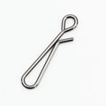 Stainless Steel Hook Fast Clip Lock Snap Swivel Hanging Fishing Snaps Fishing Lure Connector Swivel Snap