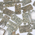 Hongzhuo Wholesale Natural Quartz Crafts Dalmatian Jasper Crystal Hair Head Comb Gifts