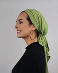 Elegant Turban Ribbons with Folds  Head Silk Turban Scarf Muslim Turban Hijab Muslim Undercap Women
