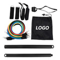 Factory TPE Band Exercise Gym Safety Pull up Fitness Equipment Booty  Bar Resistance Tube Rubber