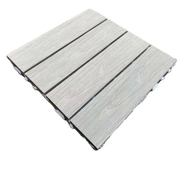 Balcony Diy Decking Waterproof Wpc Deck Interlocking Wood Floor Boards Tiles