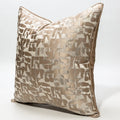 Luxury Jacquard Throw Pillow Cover Square Satin Modern Cushion Case Decorative Pillowcase Geometric Pattern for Sofa Car