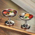 Wholesale Metal Goblets Stainless Steel Ice Cream Cup Simple Pudding Cup Multipurpose Fruit Salad Bowl Afternoon Tea Dessert Cup