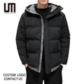 Liu Ming Custom Logo New Arrivals Winter Good Quality Thick Warm Parkas Coat Plus Size Hooded Jackets for Men