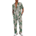 3D Digital Print Summer Beach Suit Collection Sublimation All Over Print Hawaiian Shirt Man Shirt and Pants Set Men