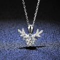 925 Silver Moissanite Pendant White Round 1ct D VVS1 Moissanite with GRA and Box
