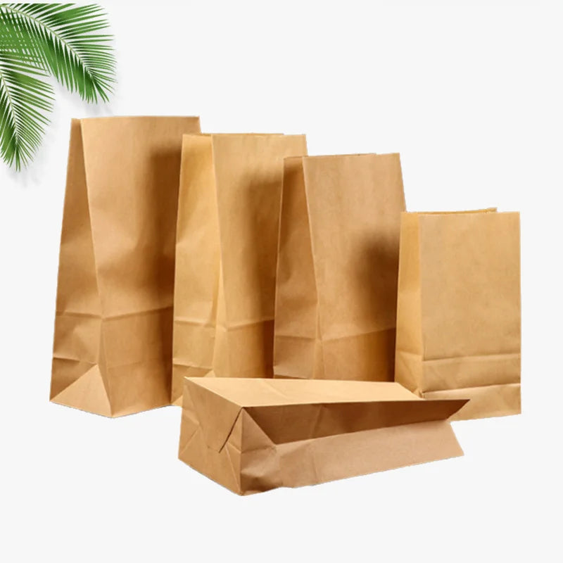 Kraft Paper Bag Custom Packaging Bags with logo Bread Food Bag