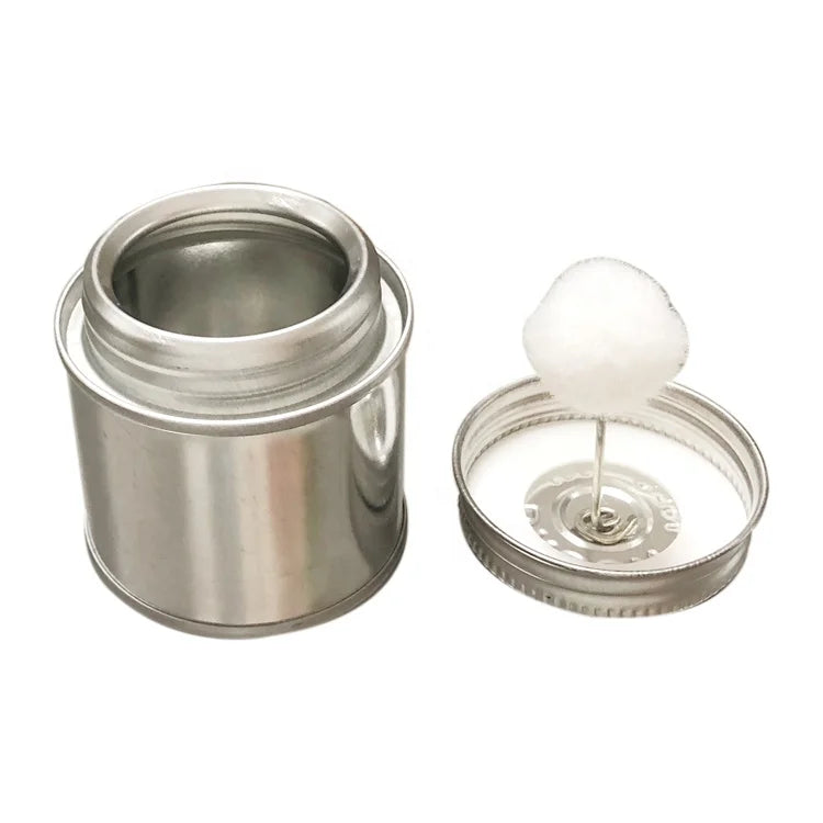 Factory Price Wholesale 59ML Metal Tin Can With Lid for PVC Glue