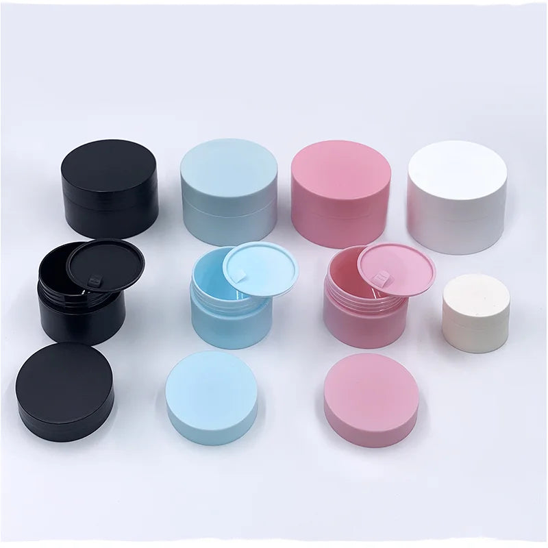 Spot 5g 15g 20g 30g 50g pp Frosted Material Can Be Filled with Cosmetic Cream Skin Care Cream Face Cream Thick Wall Plastic Jar