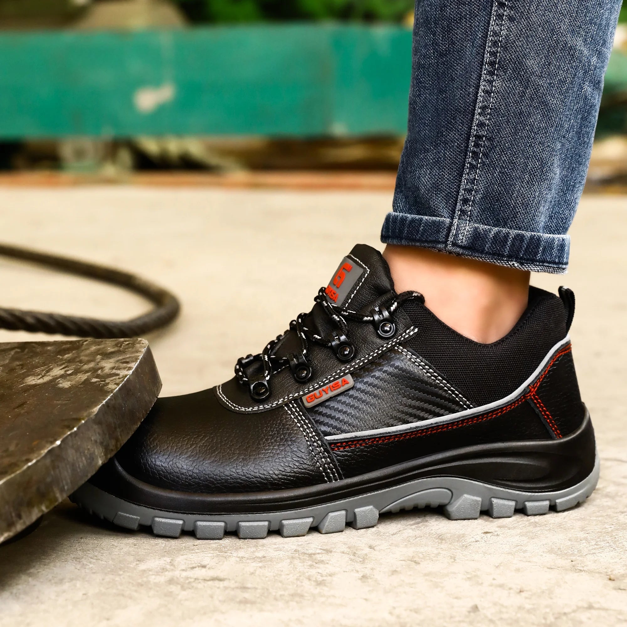GUYISA Winter Anti-Piercing Steel Toe Safety Shoes 10KV Insulation for Electricity Work Customized Color & Size