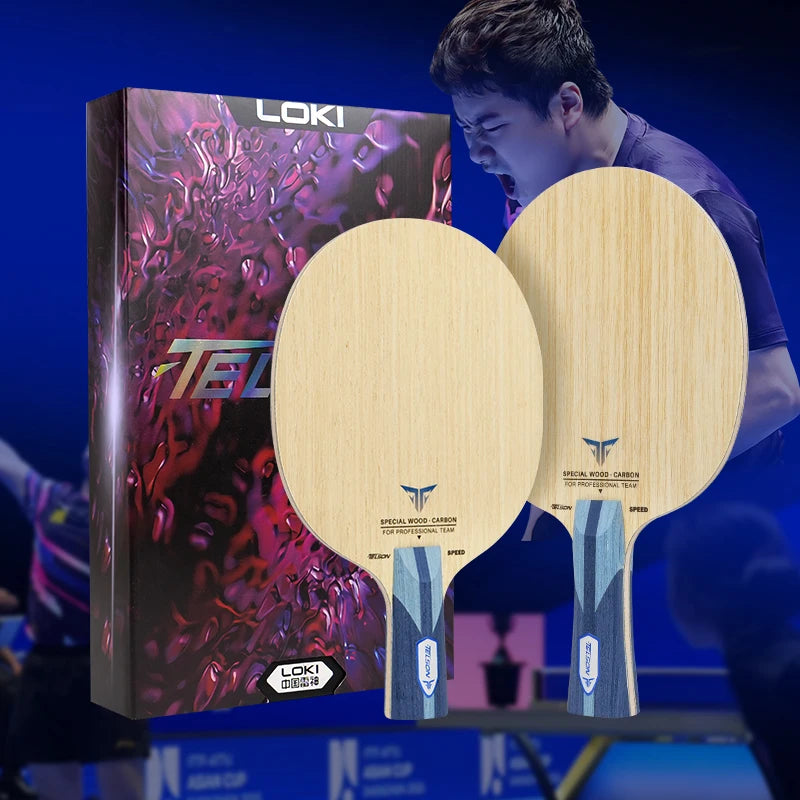 PingPong Factory Telson Carbon Table Tennis Blade Koto Limba Table Tennis Racket Blade for Professional Players Train Compete