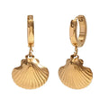 Gold Drop Earrings Tarnish Free Waterproof 18K Stainless Steel Fashion Jewelry Beach Summer Party for Women