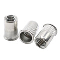 100pcs M3 M4 M5 M6 M8 M10 304 Stainless Steel Rivnut Small Countersunk Head Riveted Nuts Insert Nutsert Rivet Nut