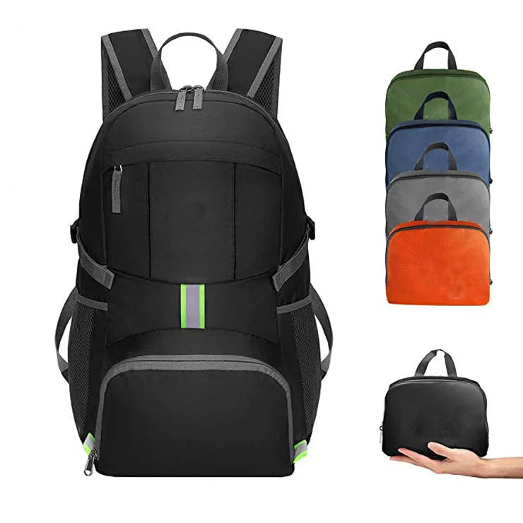 Lightweight Packable Durable Unique Big Cheapest Foldable Backpack Bag for Travel