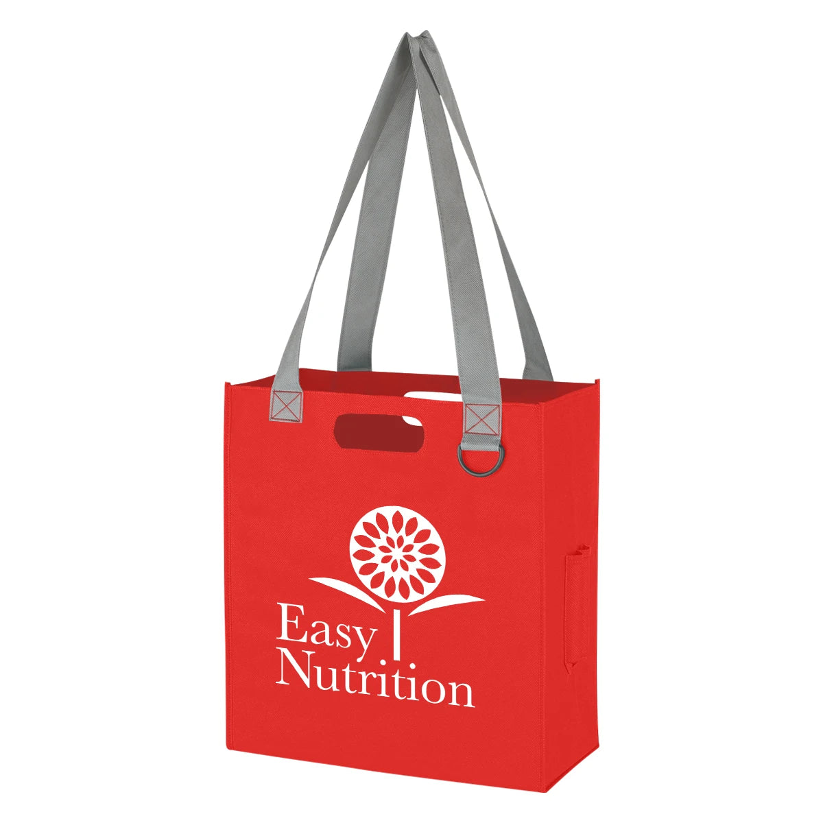Custom Printed Eco-Friendly Reusable Grocery Bag Recycled PP Nonwoven Laminated Fabric Carrying Shopping Bag Logo Letter Style