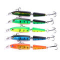 2 Segments Jointed Minnow 10.5CM 9.6G Fishing Lure Artificial 3D Eyes 2 Sections Fishing Bait