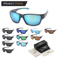 2024 Fashion Futuristic Outdoor Custom logo UV Protection TR90 TAC Polarized Unisex Sports Sunglasses