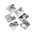 Stainless Steel Swing Stopper Limit Wheel Ground Guide Sliding Door Pulley for Cold Storage Door Hardware Fittings