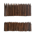 Natural Antiseptic Heat Treated Wood Eco-Friendly All-Season Backyard Yard Fence Outdoor Fences