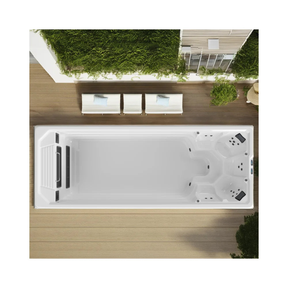 VIRPOL Ozone Control System Acrylic 5m Swim Spa Pool Outdoor Hydro Massage & Endless Pools Designed for Adults & Children