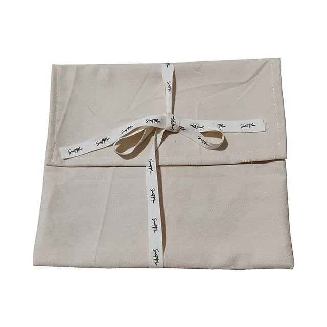 Organic Cotton Twill Envelope Packaging Bags for Cloth Product Cotton Envelope Dust Flap Packing Bags Recycle Envelope