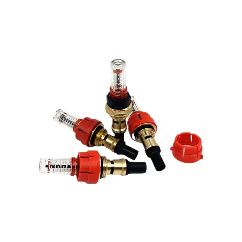 Underfloor Heating Manifold Valves Parts Water Distributor Flow Meter with Flow Regulator Pipe Fittings Accessories