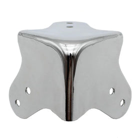 OEM Factory High Grade Custom Stainless Steel Metal Box Corner for Flight Case 3 Leg Metal Ball Luggage Case