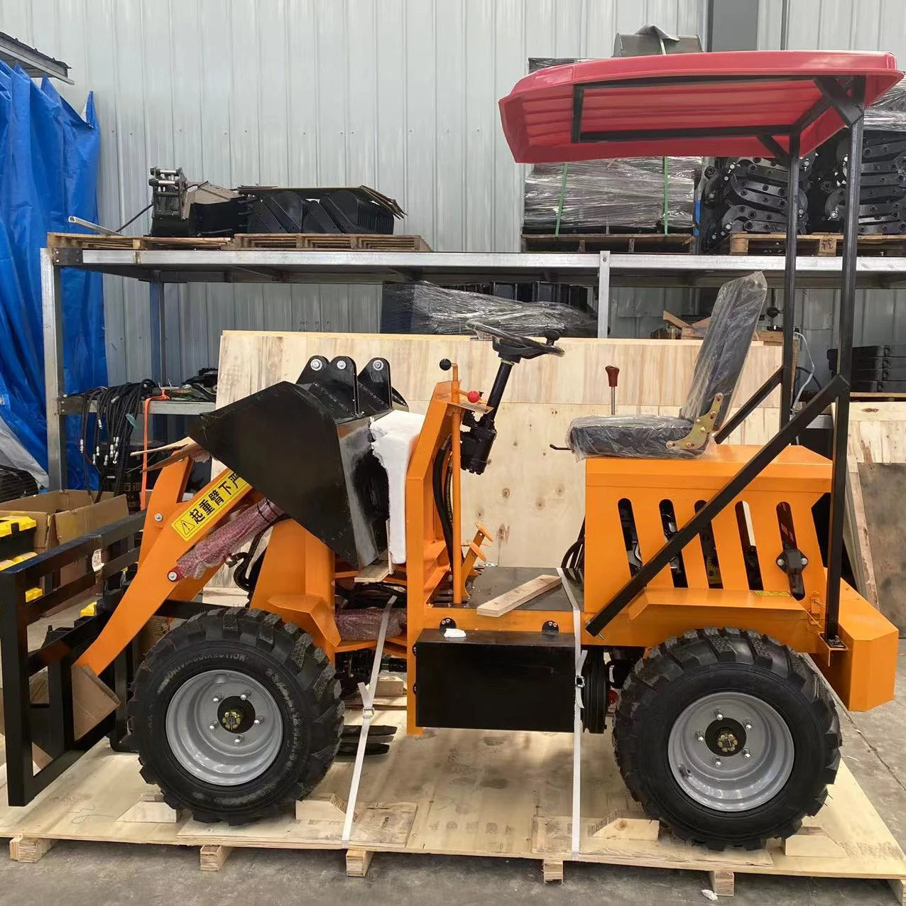 Wheel Loader With Hydraulic Front Shovel Loader Mini Electric Loader for Sale