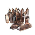 Natural High Quality Stones Tower Wand Gem Raw Smoky Quartz Crystal Points for Healing