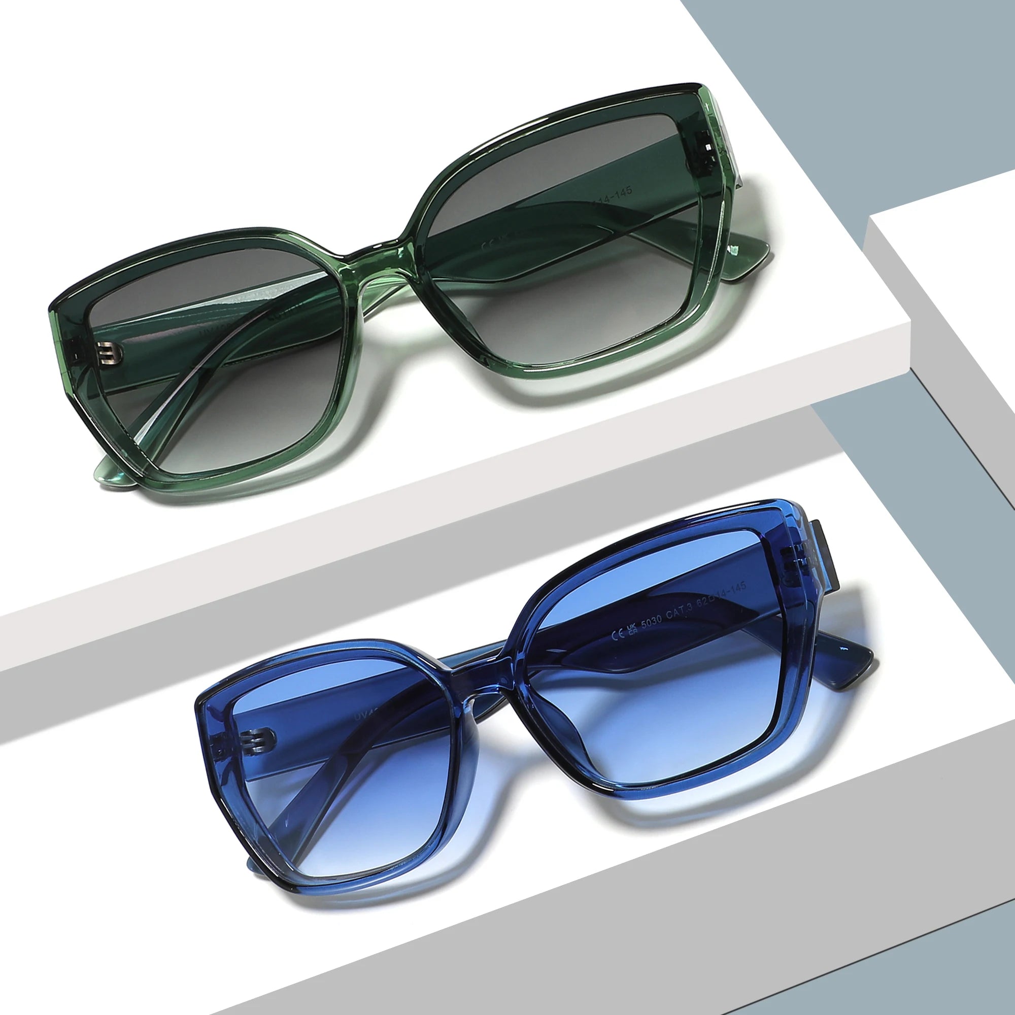 Factory Fast Sample Stock 2025 Trending Thick Plastic Frame Sun Glasses Low Price Logo Printing Uv400 Men Sunglasses