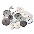 Natural White Mother of Pearl Shell Button for T-Shirt 2 4 Holes White Pearl Shell Button for Shirt