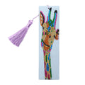Factory Wholesale R-AA122-238/M060 Bookmarks Animal Bookmark Shaped Diamond Painting Bookmarks Made of Leather and Crystal