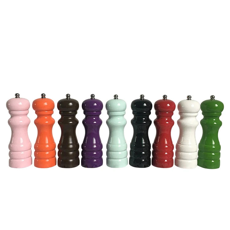 Wholesale Factory Beech Exquisite Wooden Manual Pepper Grinder