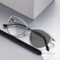 Custom Logo Anti-blue Glasses Optical Female Metal Eyerbow Eyewear Cat Eye Optical Frames Photochromic Anti Blue Light Glasses