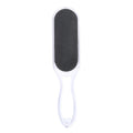 Professional Pedicure Handle Double-sided Durable Foot File Plastic Foot Care Tools Mini Foot Grinding Brush for Foot Spa