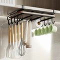 OWNSWING Metal Under Sink Cabinet Organizer Pull Out Sliding Drawers With Wooden Handle