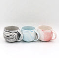 2023 Hotsale Marbled Pattern Ceramic Coffee Cup  European Style Ceramic Mug with Custom Logo