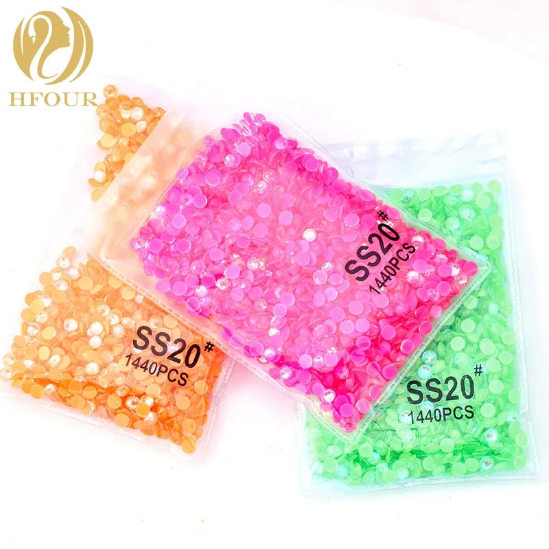 New Arrive Ss6-Ss30 Popular Nail Are Accessories 3d Glass Nail Rhinestones