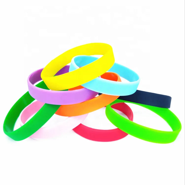 Custom Rubber Wristbands Cheap Silicone Bracelets Personalized Wristbands With a Message