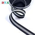 Low MOQ Customize 20MM Width Polyester Non-slip Silicone Webbing for Bag Backpack Accessories