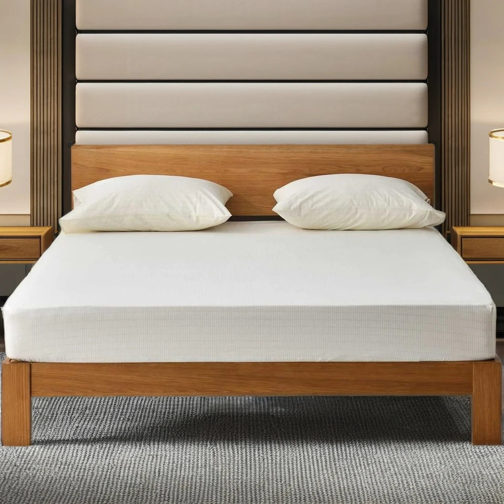 Unibody Organic Cotton Knitted Folding Mat Grounding Fitted Bed Sheet 400TC Customizable