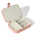 Small Portable Jewelry Case Gift Travel Women Makeup Organizers Necklace Earrings Rings Jewellery Box Organizer
