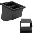 Espresso Accessories Knock Box Built-in Desktop Metal Knock Box Stainless Steel Embedded Bottomless Coffee Knock Box
