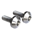 Titanium Bolts 3/8"-24 Umbrella Head Screw for Motorcycle Bicycle