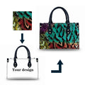 Designer Color Feather Pattern Trending Handbags Leather Fashion Women Handbags New Fashion 2023 Square Handbag