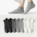 Hot Sale Men's Cotton No Show Ankle Socks Breathable Sweat Absorbing Anti-Sweat for GYM Golf Training Summer Logo on Bottom