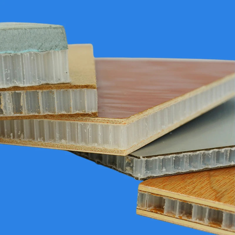 Thermal Plastic Honeycomb Laminated Wooden Flooring Sandwich Panel in Large Size