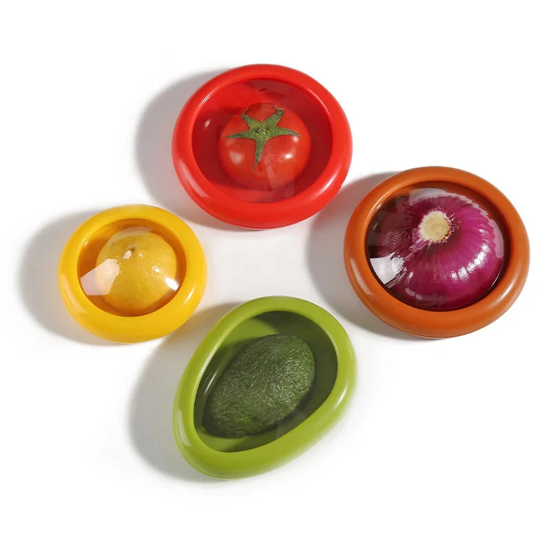 Kitchen Plastic Storage Boxes Food Containers Set with Lids for Fridge Fruit Reusable Saver Holder Storage Container for Food