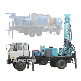 APCOM 600m 450m 350m Truck Mounted Pneumatic Water Well Drilling Rig