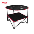 Woqi Factory Wholesale Metal Steel Frame  Outdoor Home Beach Picnic Garden Folding Camping Table